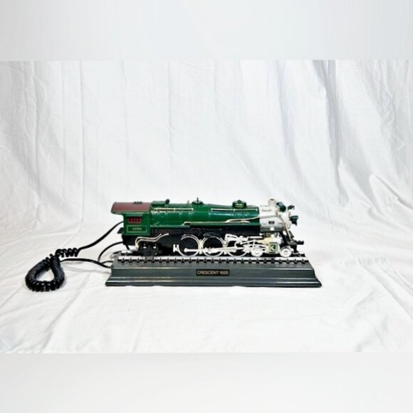 Vintage Telemania Crescent 1925 Steam Locomotive Train Corded Telephone - Picture 1 of 9